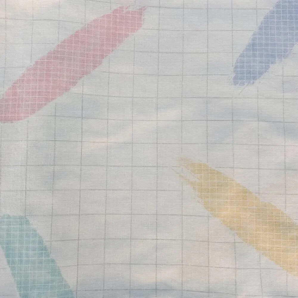 80s Vintage Postmodern Memphis Style Twin Flat Sheet 1980s Pastel Geometric